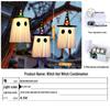 Halloween Ghost & Pumpkin Light Pendant: Luminous Ornaments for Haunted House & Party Decor