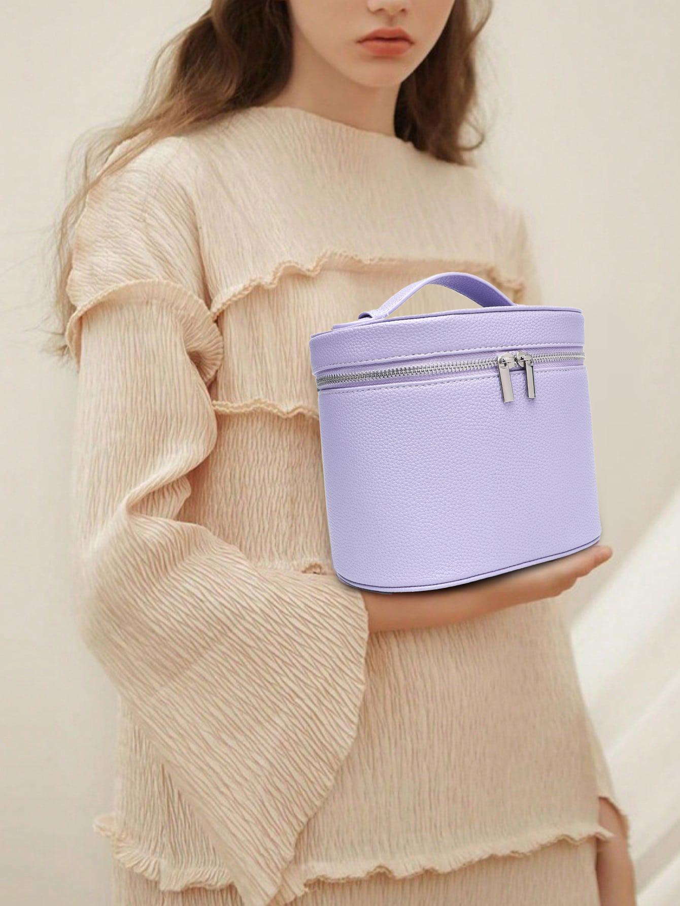

Light luxury, simple and portable handheld storage bag, large capacity makeup storage bag (20cm Max Length 30cm)