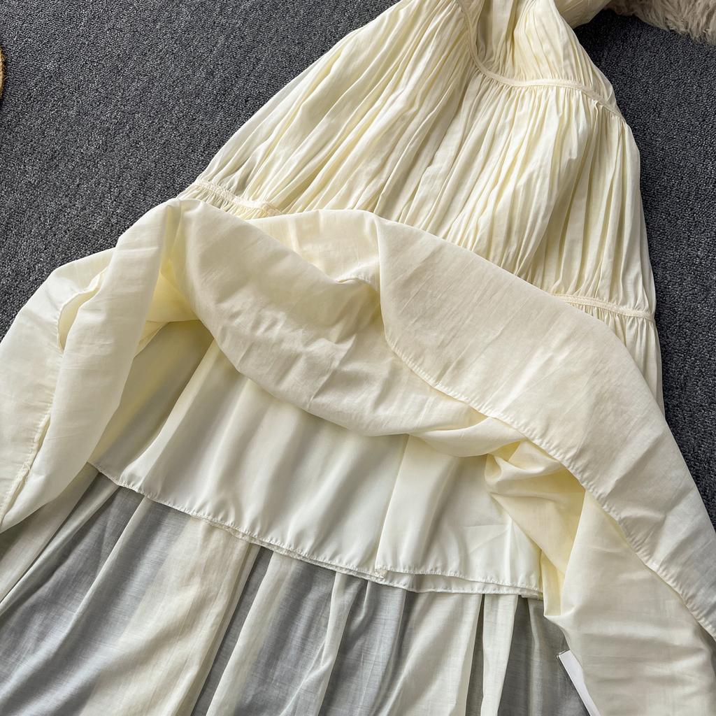 Summer Women's Floral Halter Waist-slimming Vacation Dresses