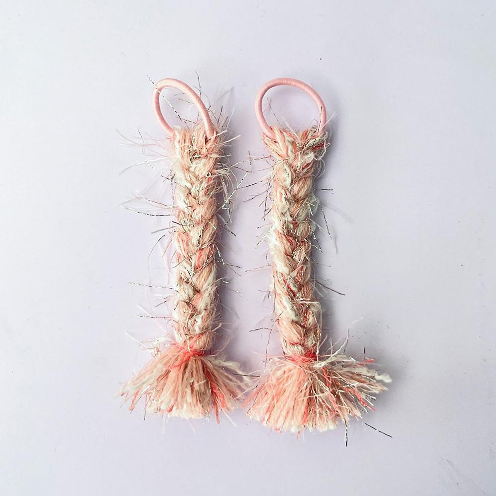 For 17cm Labubu Doll Clothes Fashion Clothes Braids Doll Clothes Color Match Hair Accessories Dolls Accessories Cute Decoration Little Clothes