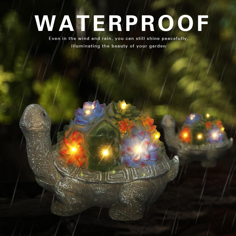 Solar Animal Outdoor Statues Garden Decoration Landscape Yard Art Lawn Ornaments Porch Patio Balcony Home House Birthday Gifts