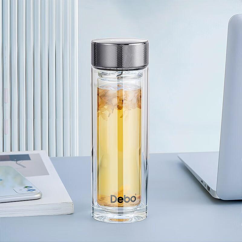 Debo Double-Layer Glass Tea Cup