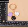 Lovely Smile Face Keychain Emoticon Key Ring Pendants for Women Girls Handbag Decor Charms DIY Jewelry Gifts