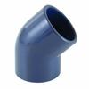 PVC 45° Elbow 50mm PN16, Solvent Weld Fitting for Plumbing