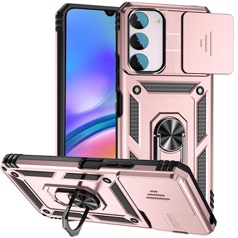Pouzdro 360° Shockproof Armor Ring pro Samsung Galaxy A05 A05S A15 A25 A04S A14 A24 A34 A54 A23 A33 A53 A73 A13 5G S21 S22 S23 S24 Ultra Plus Cover