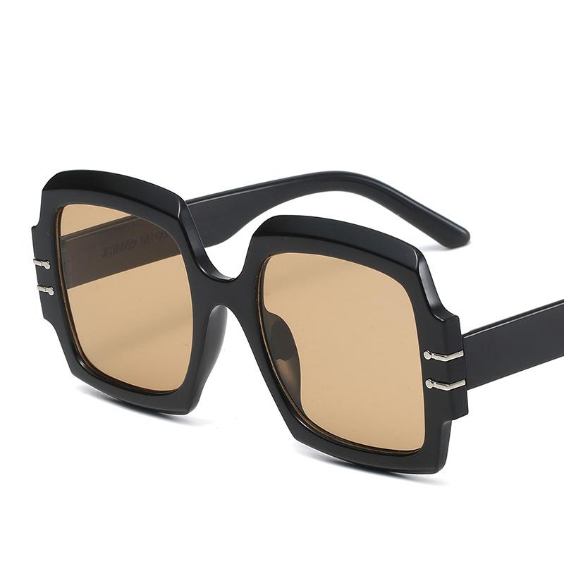 Exaggeration Square Sunglasses Women Designer Luxury Man/Women Cat Eye Sun Glasses Classic Vintage UV400 glasses lenses Outdoor