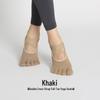 Rutschfeste Yoga-Socken für Damen mit doppelten Kreuzriemen und Fünfzehen für den Innenbereich