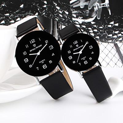 Women's Fashion Simple Leather Clock Watches Women Dress Casual Analog Quartz Wristwatch