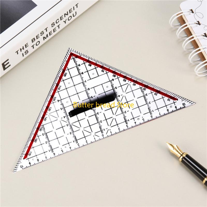 W89C Isosceles Triangle-shaped Stencil Handy Drafting Tool for Architector Cartoonist