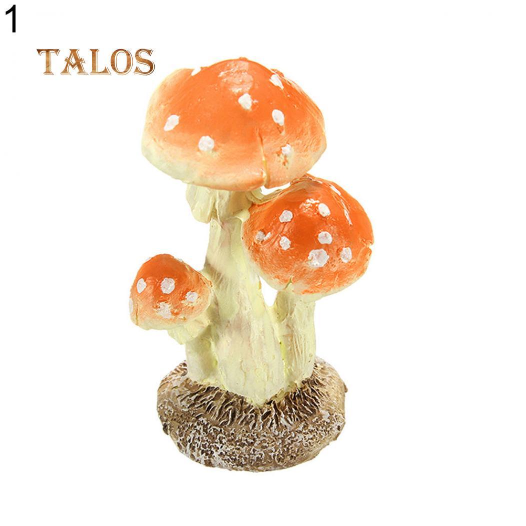 

Грибная поганка миниатюрный орнамент сказочный сад балкон террариум декор кукольного домика No.1