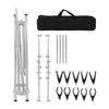 Fishing Rod Aluminum Extendable Pod Easy with Storage for Fishing Backyard Fishing Rod Lightweight Travel Fishing Rod Stand Stand, Alloy, Lightweight,