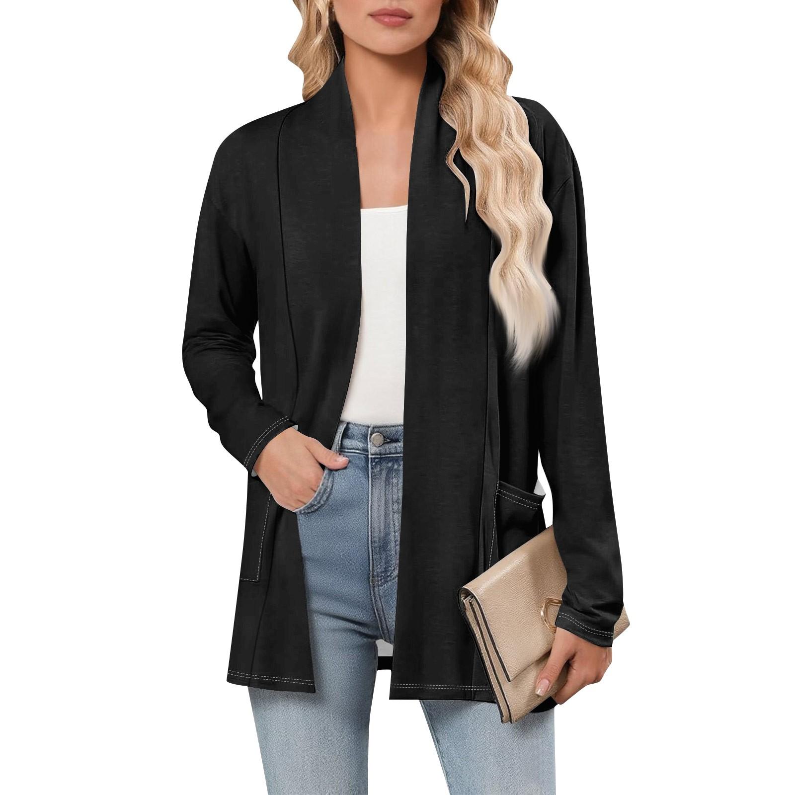 

Women s Long Sleeve Cardigan V Neck Fashion Halloween Printed Shirt Lightweight Casual Loose Thin Cardigans With Pockets XXL Кіновар