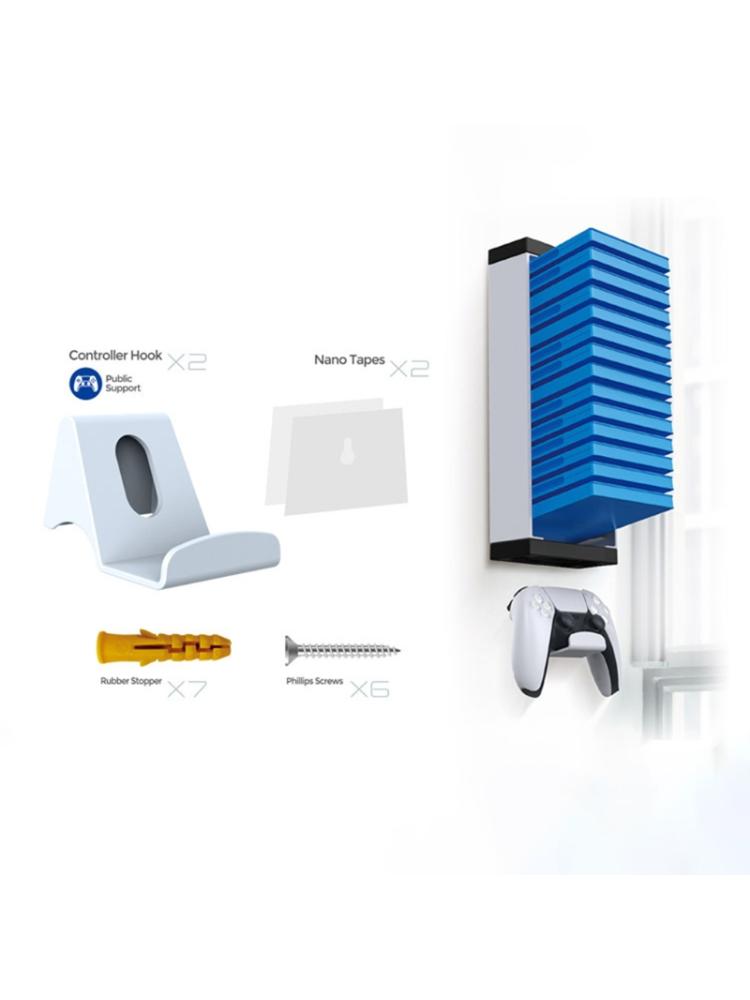 Wall Bracket Disk Rack Storage Game Console Wall Mount Bracket for / Series Storage Bracket