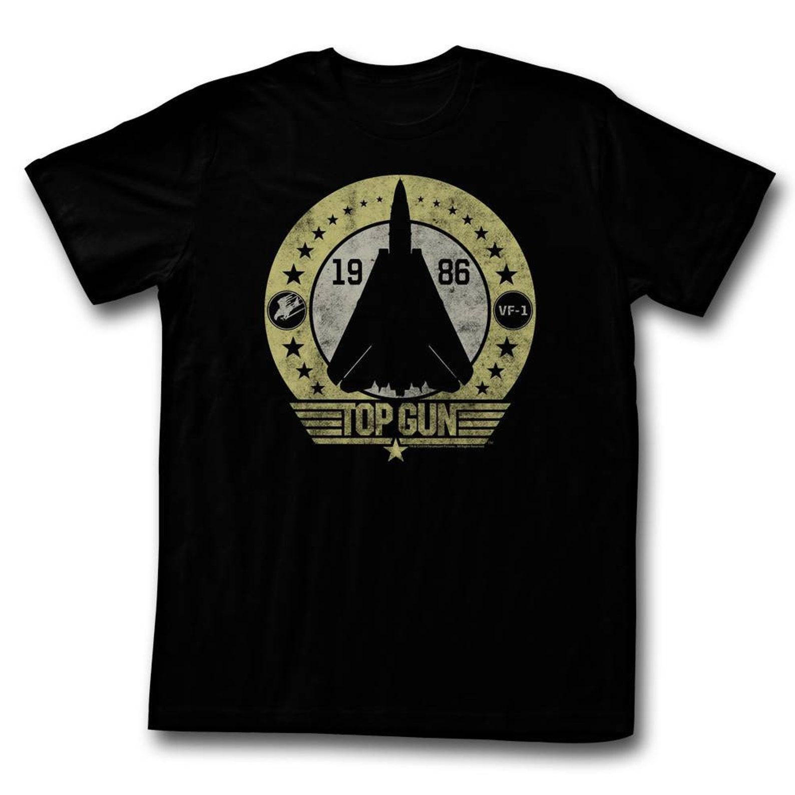 Top Gun Stars And Such Black Adult T-Shirt 3XL