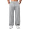 Men's Casual Wide Leg Straight Pants Loose Fit Versatile Trousers for Everyday Wear