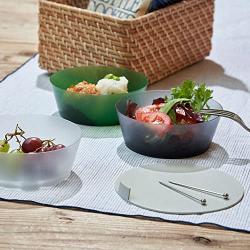 h concept (h concept) h tag (h tag) wrap dish, gray, DH-050-GY. This container and lid are perfect for storing and serving food directly from the tabl