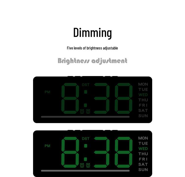 Multifunction LED Digital Alarm Clock - Silent, Simple Design for Kids' Bedside