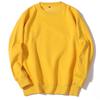 Moletom Hip Hop Unissex Gola Redonda Cor Sólida para Outono/Inverno