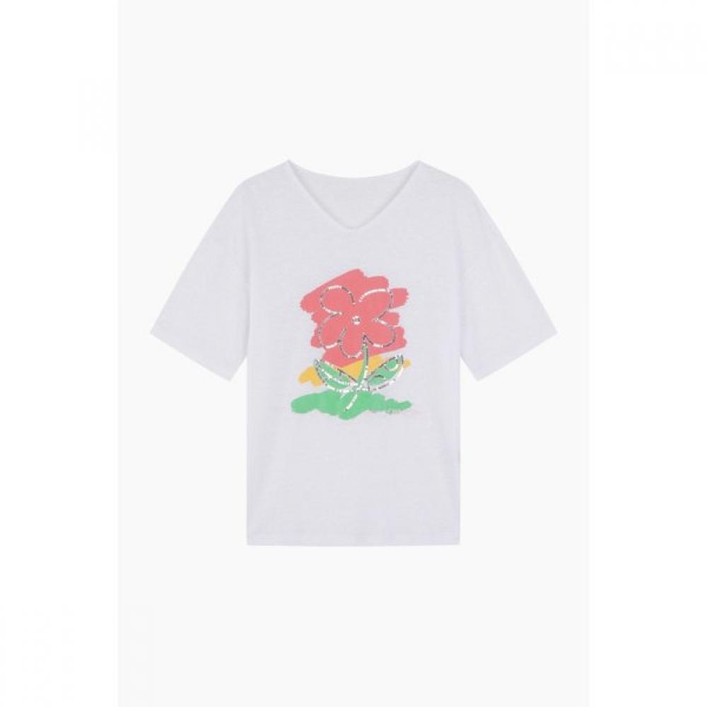 BeneTTon Flower T shirT baTs94431