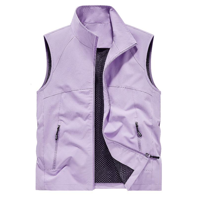 Men's Outdoor Mountaineering Hiking Windproof Breathable Vest Spring and Autumn Soft Comfortable Versatile Tank Top
