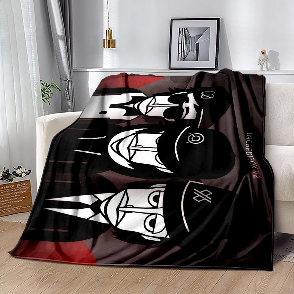 Incredibox Blanket Ultra-Soft Suitable for Bed Bedding Chair All-Season Use Playful Design Unique Gift for Family and Friends Camping