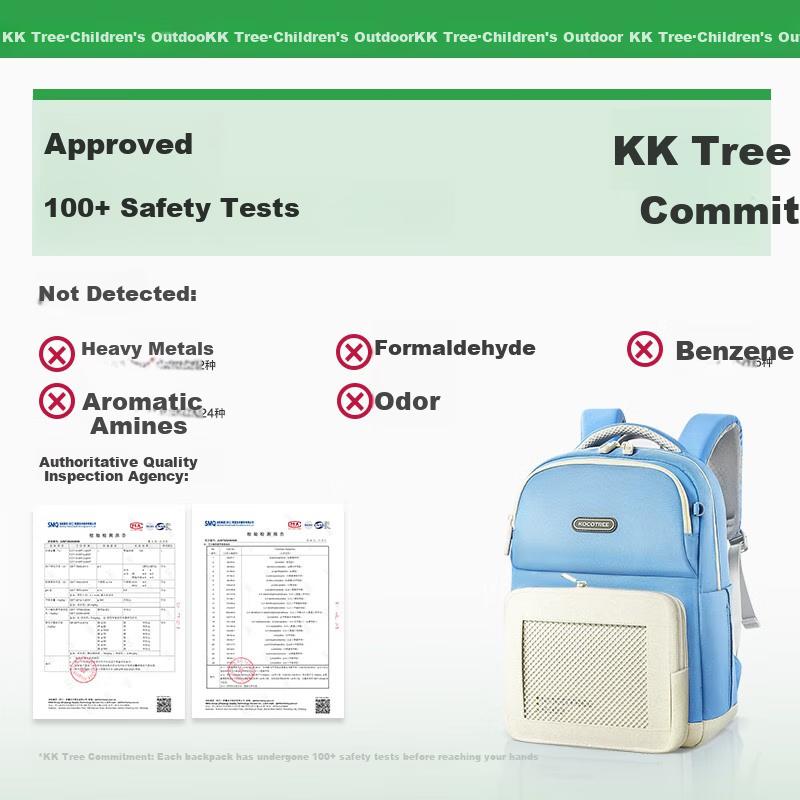 Kocotree Children's Backpack, Lightweight And Ergonomic, for Grades 3-6, Contrasting Colors, for Boys