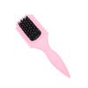 Styling Brush Soft Bristles Ergonomic Handle Curl Defining Brush for Drying Shaping Home Salon Pink