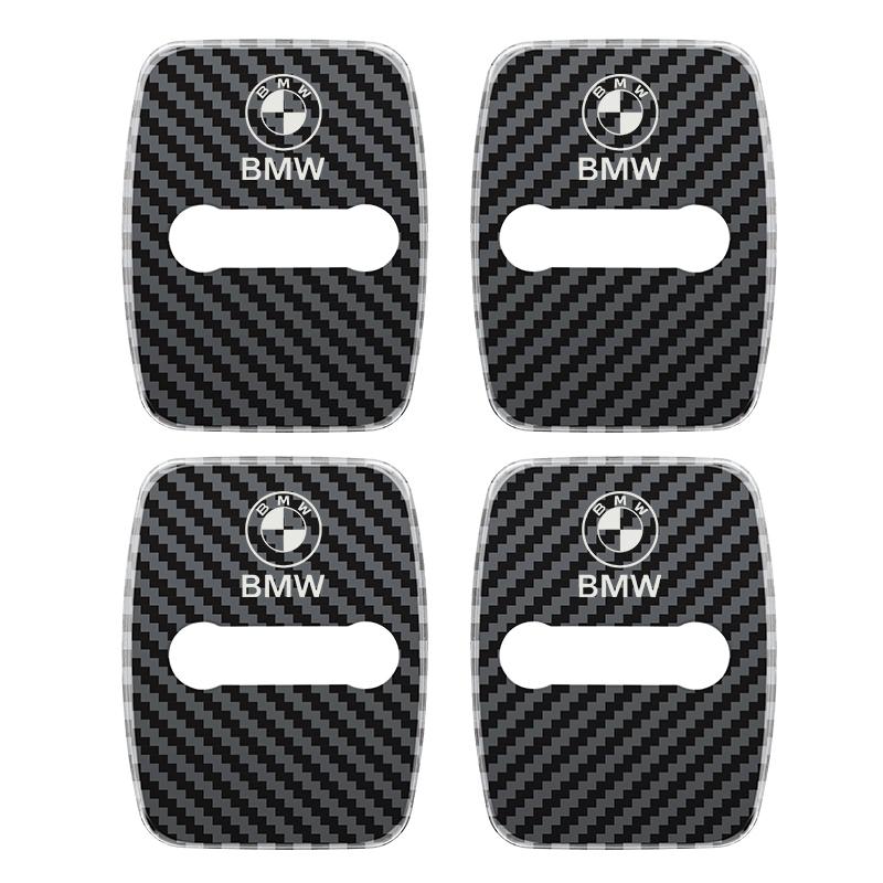 4PCS Car Door Lock Cover Stainless Steel Protective Cover Accessories for BMW E90 E60 E71 F30