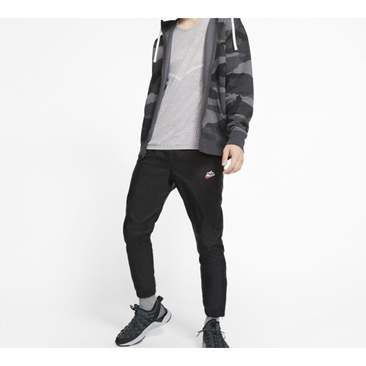 Nike Sportswear Windrunner HE PANT WR PATCH Men's Woven Track Pants Black CQ8917-010