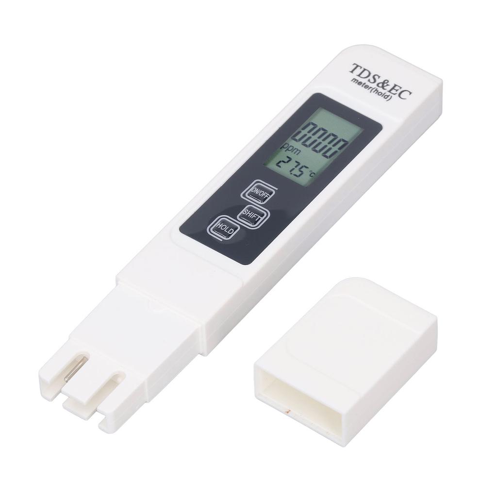 TDS Meter Digital Water Quality Tester Portable 3 in 1 High Accuracy EC Temp Testing Kit