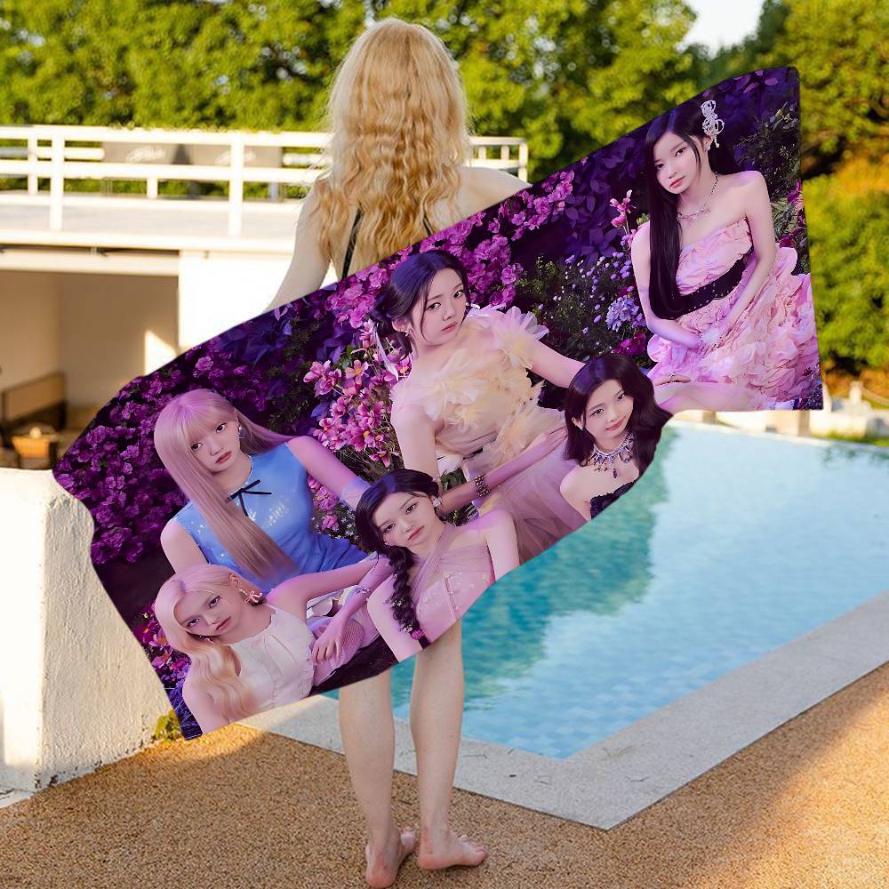 Popular Kpop Group B-Baby M-Monster Beach Towel Colorful Bath Towels For Girl Microfiber Quick Dry Sand Free Beach Yoga