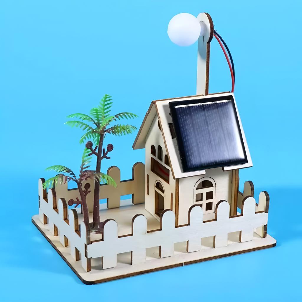 Diy Solar-powered Children's Science and Education Experimental Toys, Hand-assembled Models, Science and Education Toys Gift