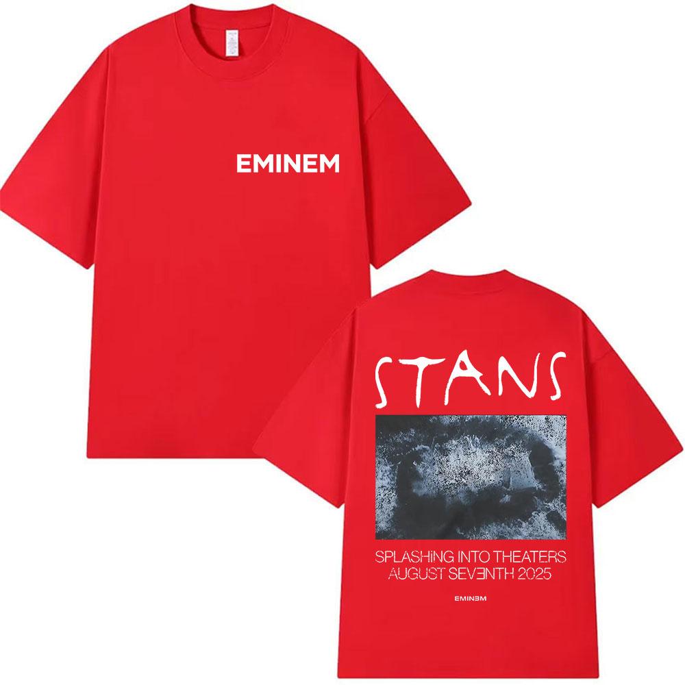 

Rapper Eminem Stans Album 2025 Graphic T Shirt Mens Hip Hop Vintage Short Sleeve Tshirts Unisex Loose Gothic Clothing Tshirt S