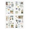 Bullets Journals Decal PET Travel Scrapbooking Sticker Cute Decorative Sticker for DIY Craft Journaling Scrapbooks