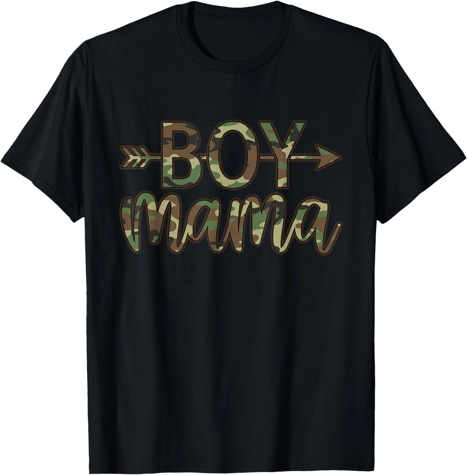 Happy Mother s Day Boy Mama Camouflage Mommy Mom Camo Mama T-Shirt M