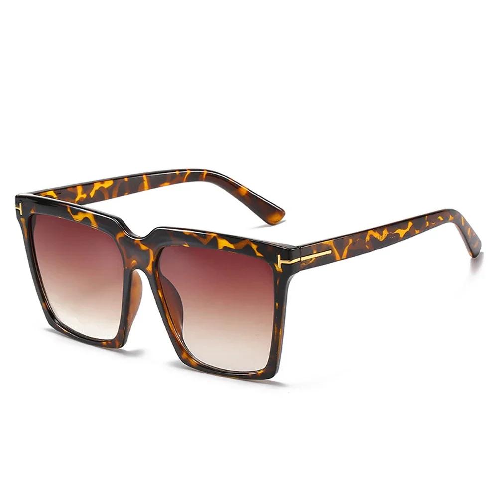 Square Sunglasses Women  Vintage   Oversize T Women's Sun Glasses Black Gradient Female Glasses Men.s Oculos UV400