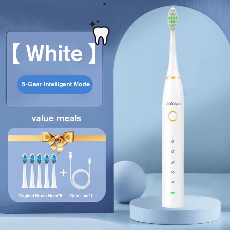Elektrický zubní kartáček Nabíjecí bělení zubů Zubní kartáček na ústní dutinu Dobíjecí ultrazvukové bělidlo Muži Ženy Zubní kartáček