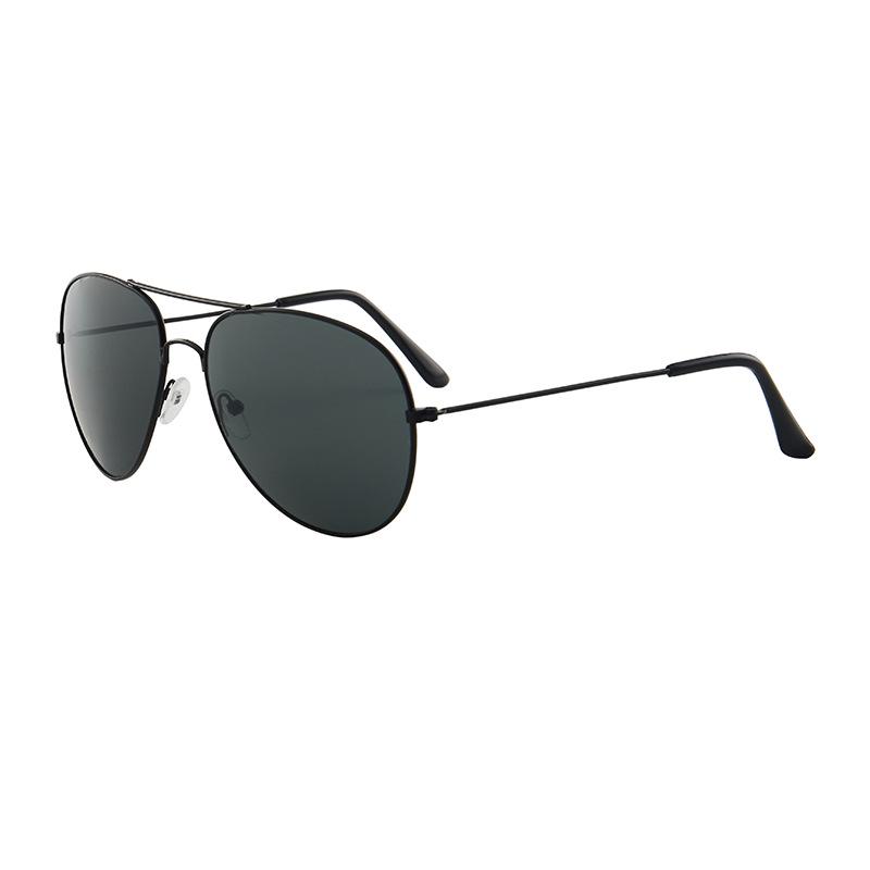Unisex Aviator Frog Mirror Sunglasses - Multicolor Metal Frame