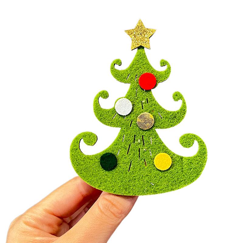 2023 Christmas Tree Hair Clips for Girls - Festive Bangs & Side Hair Accessories for Children