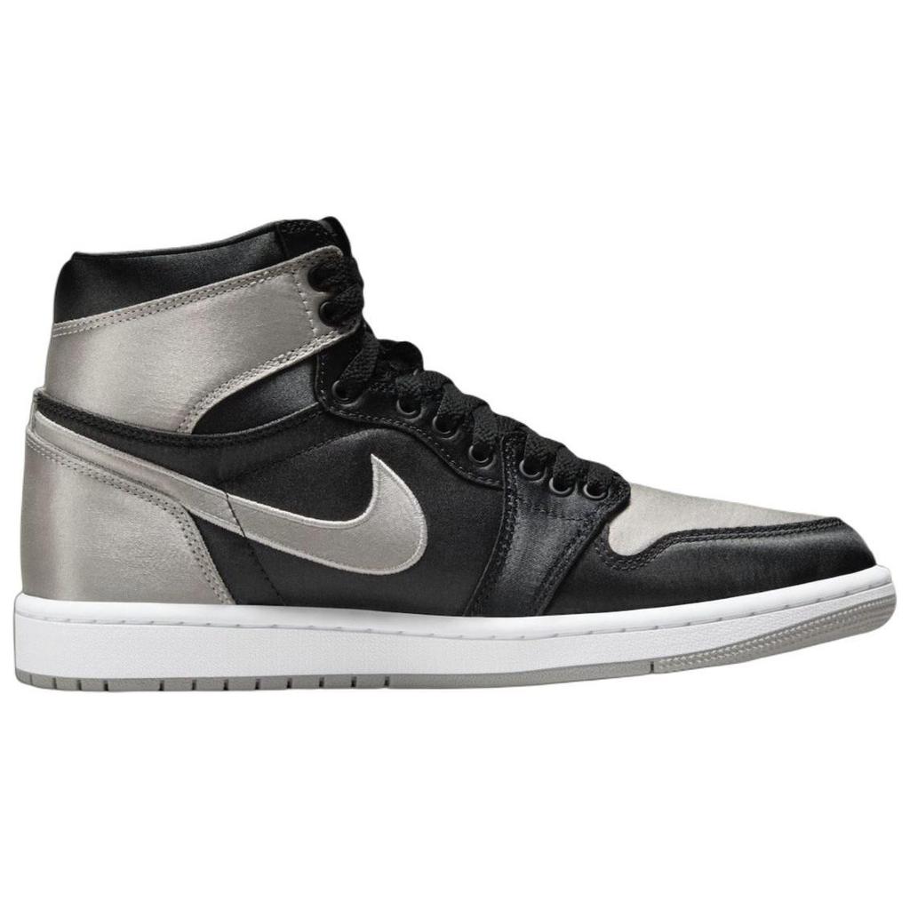 Air Jordan 1 Retro High OG Satin Shadow Damen Sneaker Grau Schwarz Mittelgrau FD4810-010