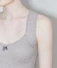 SINOON Scallop Punching Knit Sleeveless (Grey)