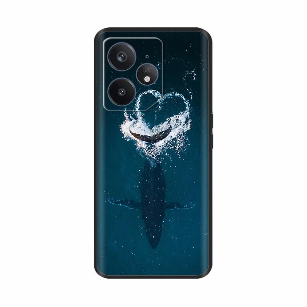 Für Realme Neo 7 Hülle Blume Vogel Weiches Silikon TPU Handyhülle Funda Für Realme Neo7 Abdeckung Realmi Neo 7 Hülle Handy Tasche Schalen