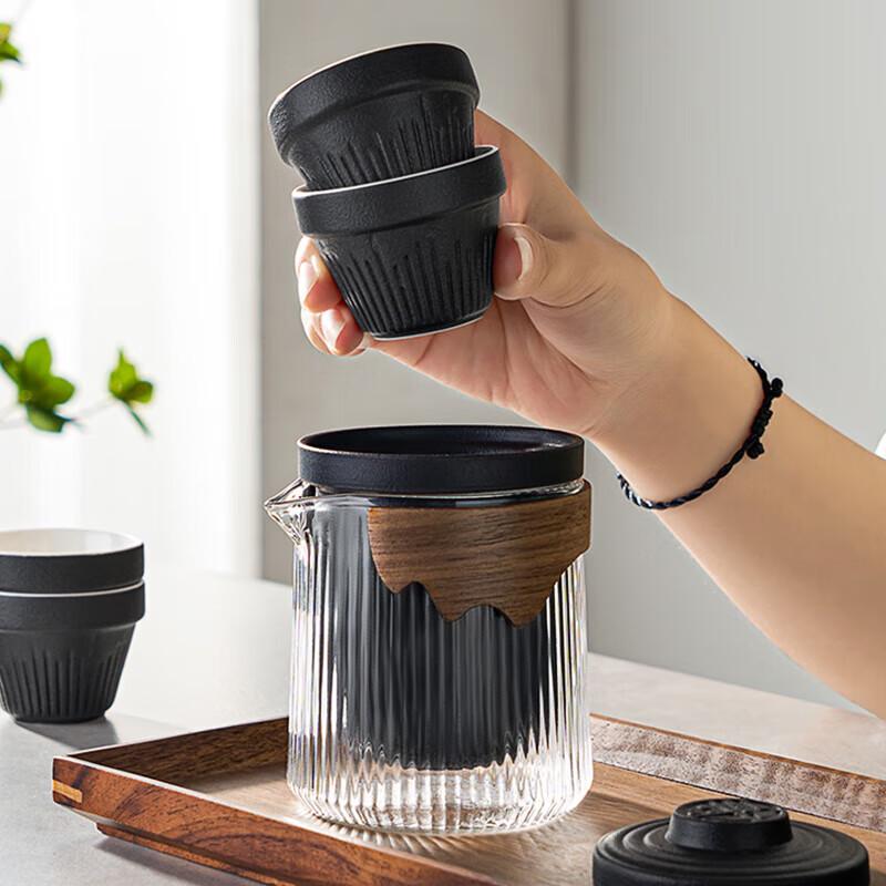 Portable Ceramic Travel Tea Set