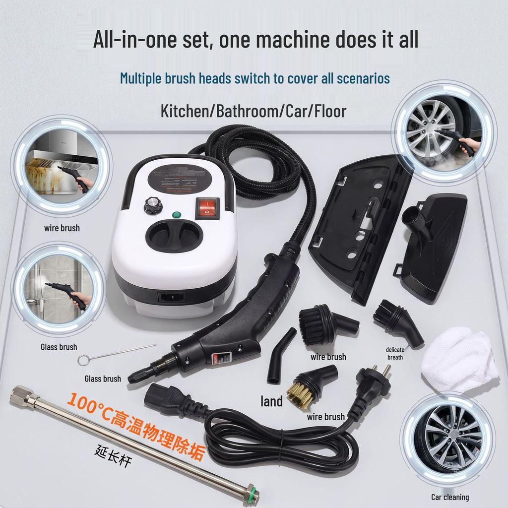 Multifunctional Portable High-Pressure Steam Cleaner for Home: Air Conditioner, Range Hood, and Kitchen Disinfection