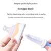 Multifunctional Silicone Bottle and Cup Cleaning Brush with Long Handle