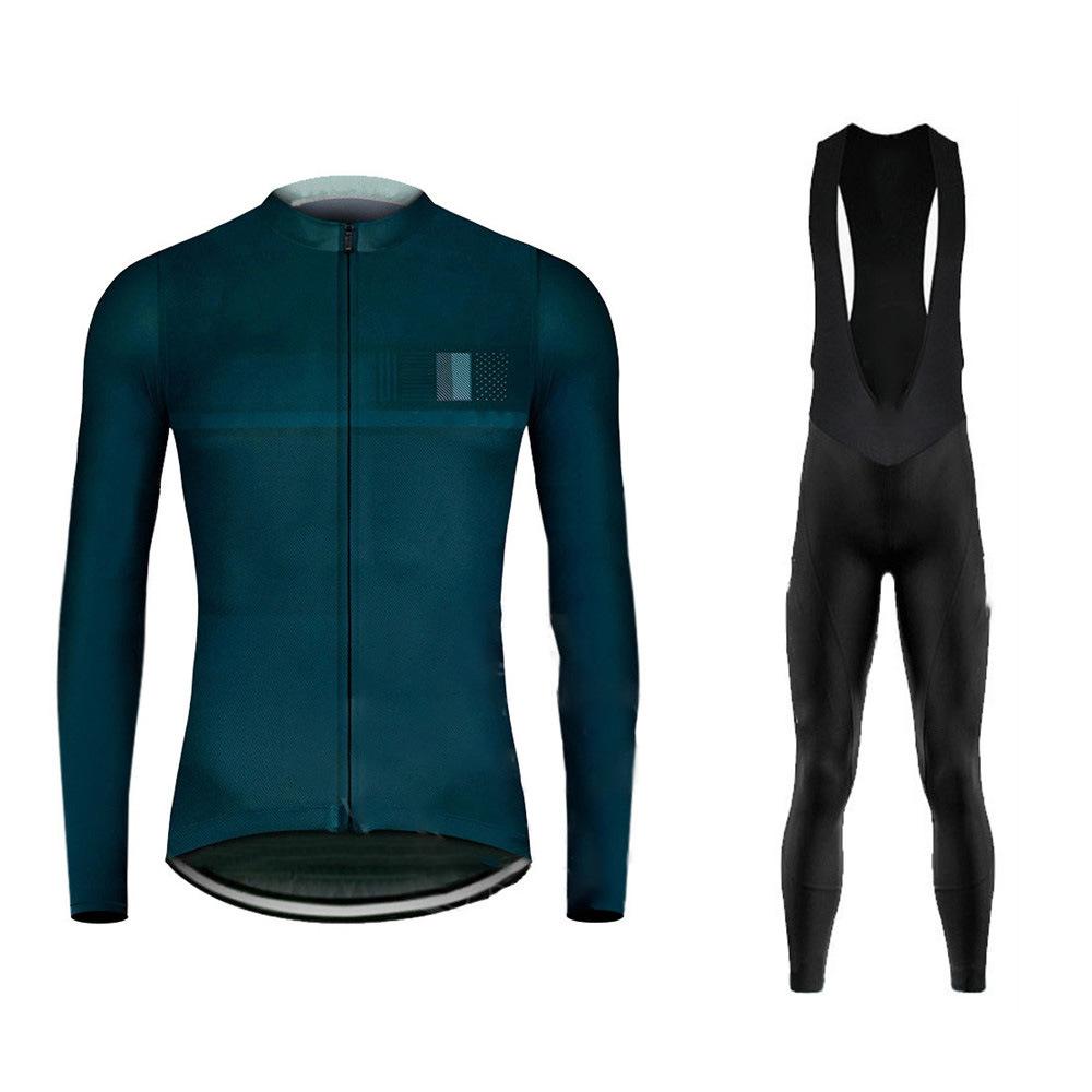 

Team Version Thin Long-sleeved Cycling Suit Breathable Men s Strap Suit Spring and Autumn 2026 Autumn Breathable Cycling Suit Suit XS