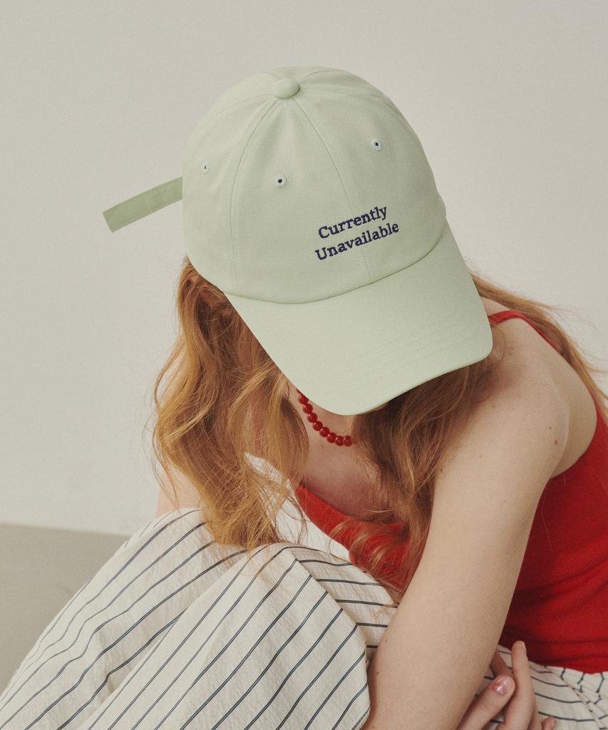 MELLY&ROSE Message Ball Cap (315351)_Mint