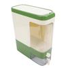Rice Dispenser Press Type Humidity Proof Slim Rice Storage Container with Cup for Cereal Grain
