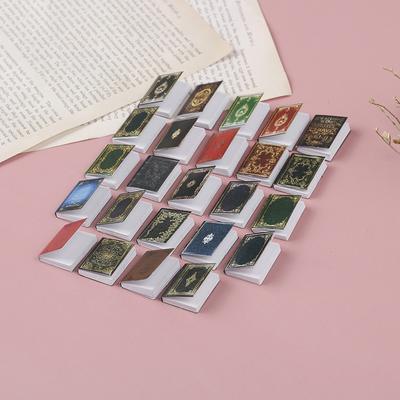 3Pcs/Set 1:12 Dollhouse Miniature Classical Book Scene Model Accessories Toys