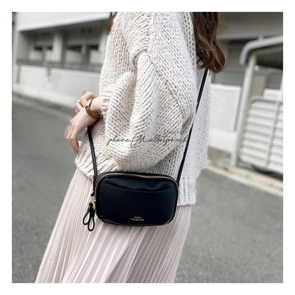 Smartphone Shoulder Smartphone Wallet Shoulder Wallet Shoulder Smartphone Horizontal [Gisele] Bag, Pouch, Bag, Pochette, Bag, Pochette, Lightweight,